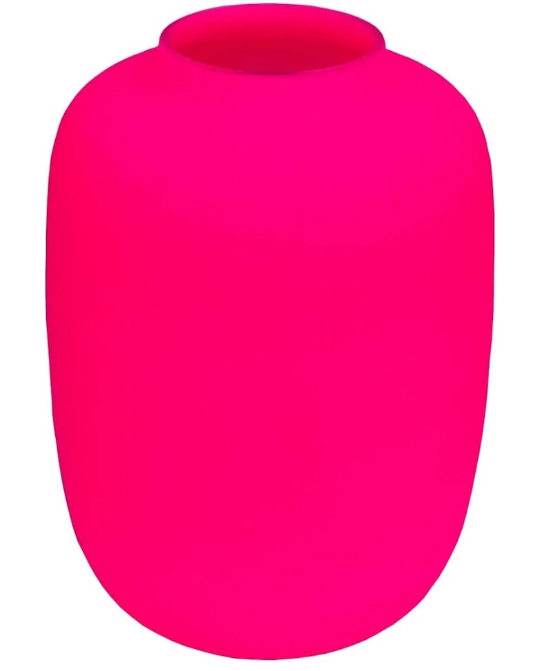 Vaas Artic M Neon Pink, Diam: 25 cm, hoog 35 cm