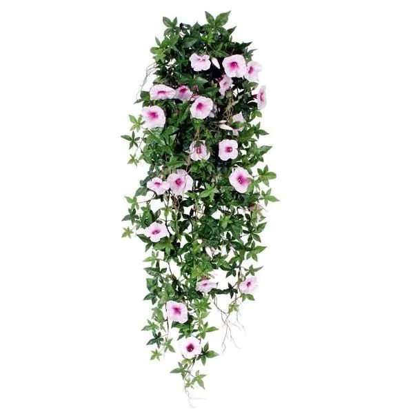 Petunia kunst hangplant, L: 110cm - rose