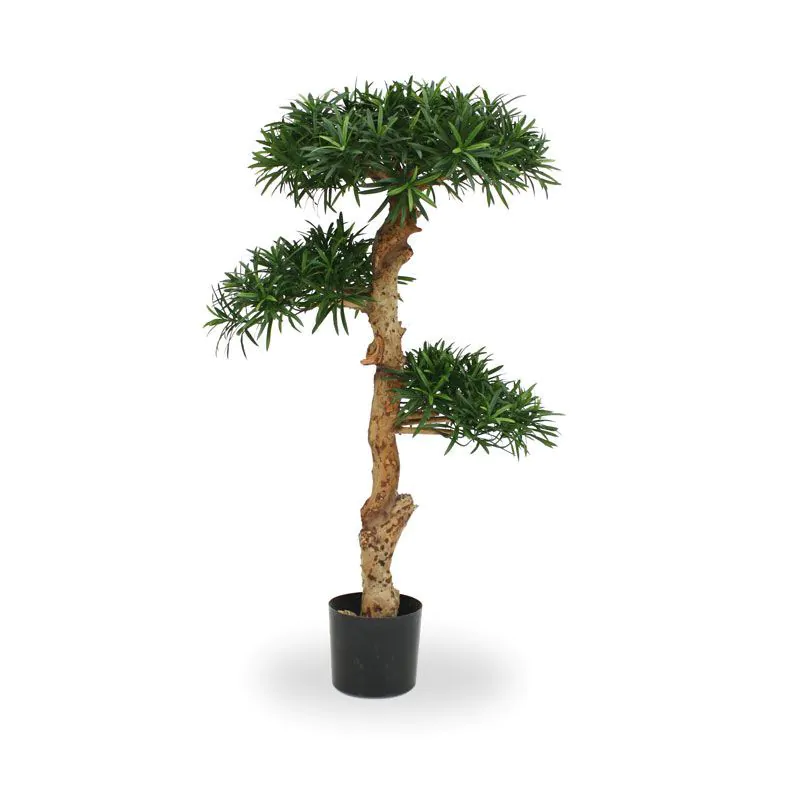 Podocarpus Bonsai kunstplant, H: 120 cm