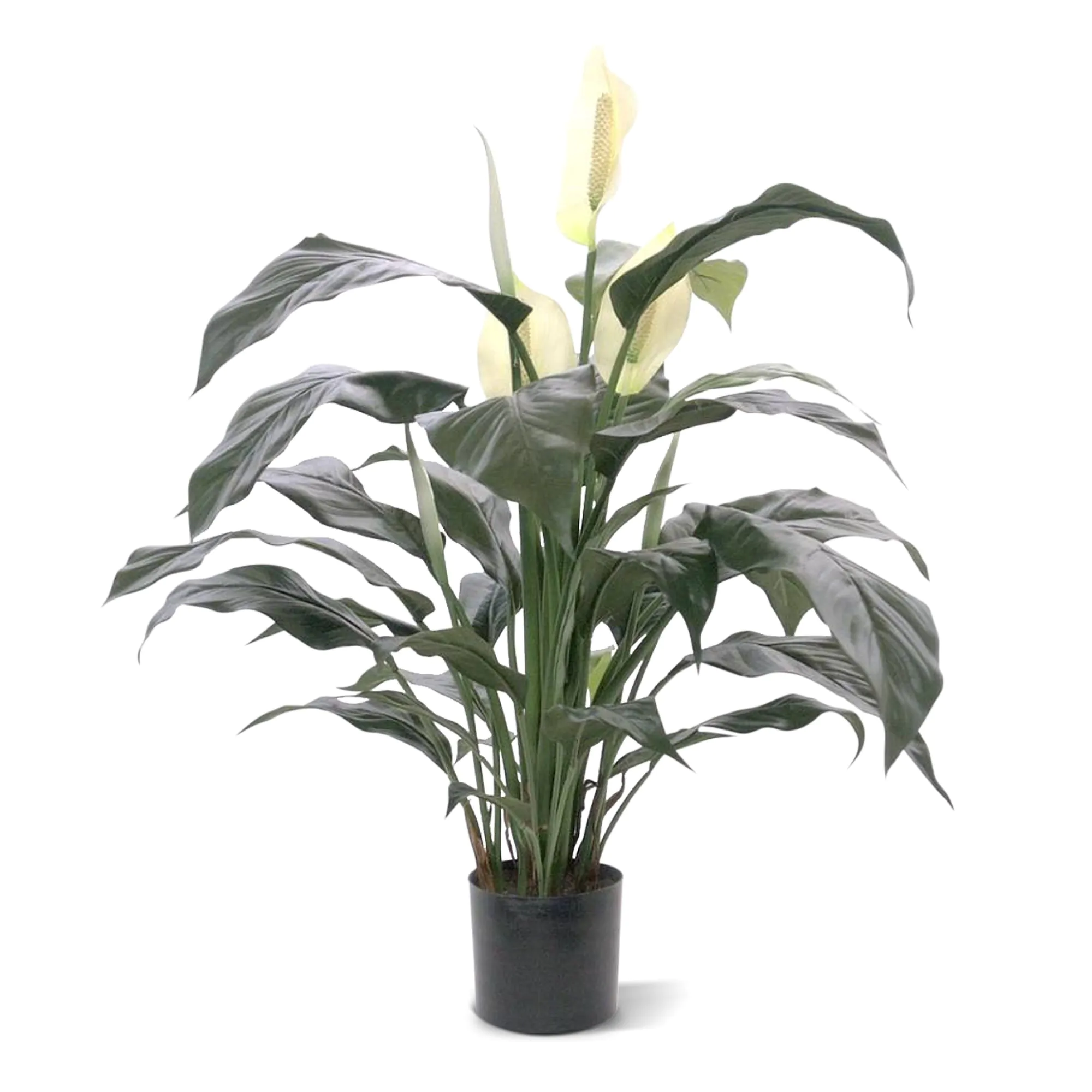 Spathiphyllum deluxe kunstplant, H: 80 cm